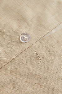 SATEEN DUVET COVER WITH PRINTED TEXTURE