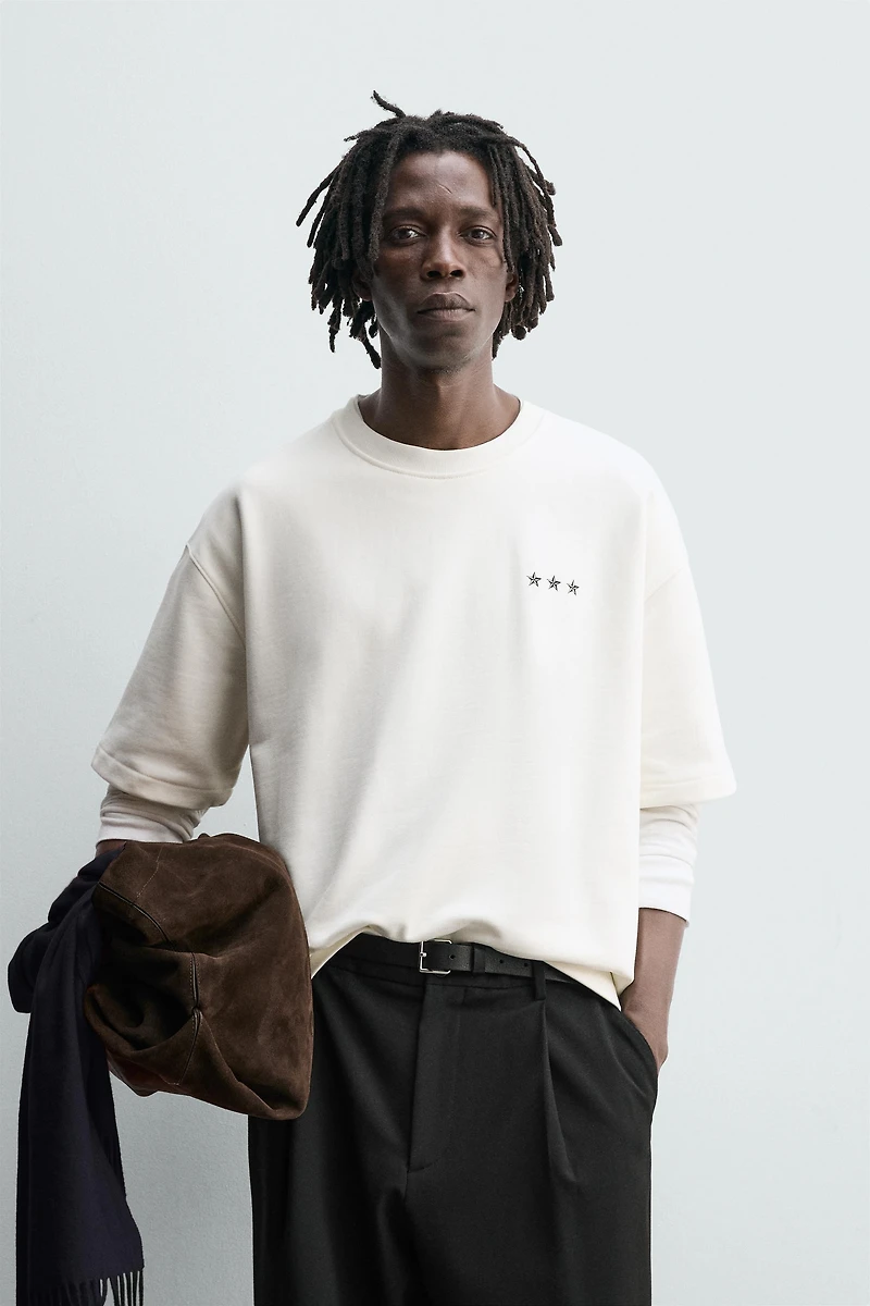SHIELD PRINT SWEATSHIRT
