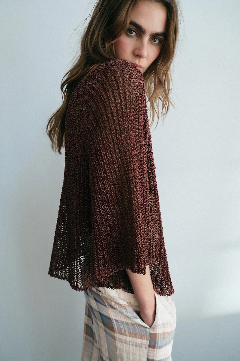 OPEN KNIT JUMPER
