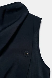 SCARF PEPLUM TOP