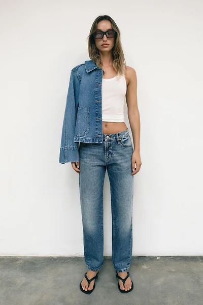 Z1975 MID-RISE CROPPED JEANS