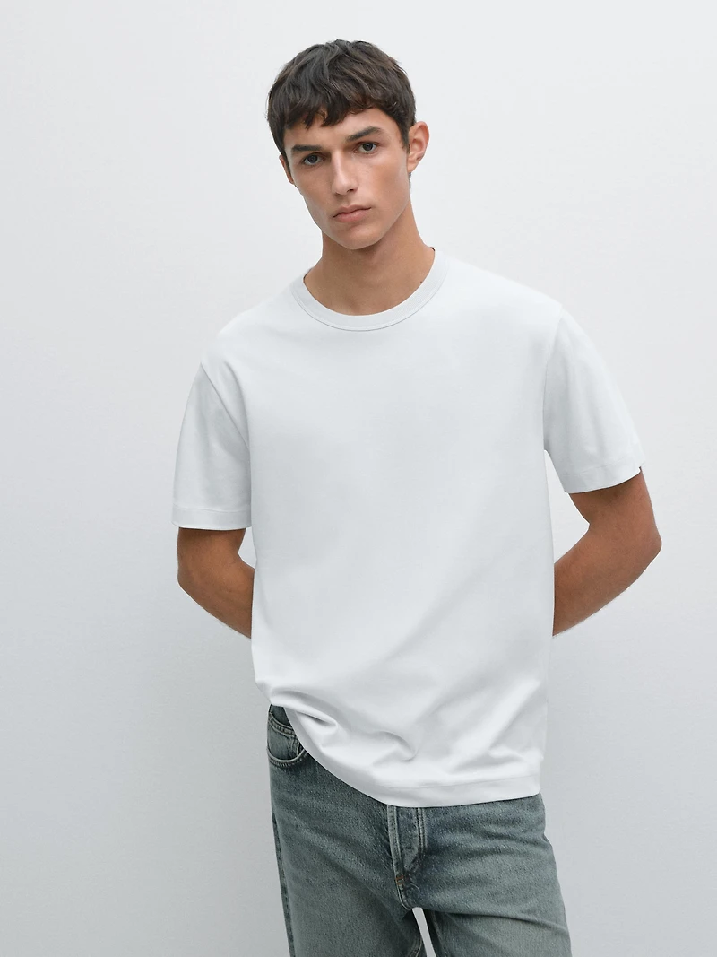 100% cotton short-sleeve T-shirt