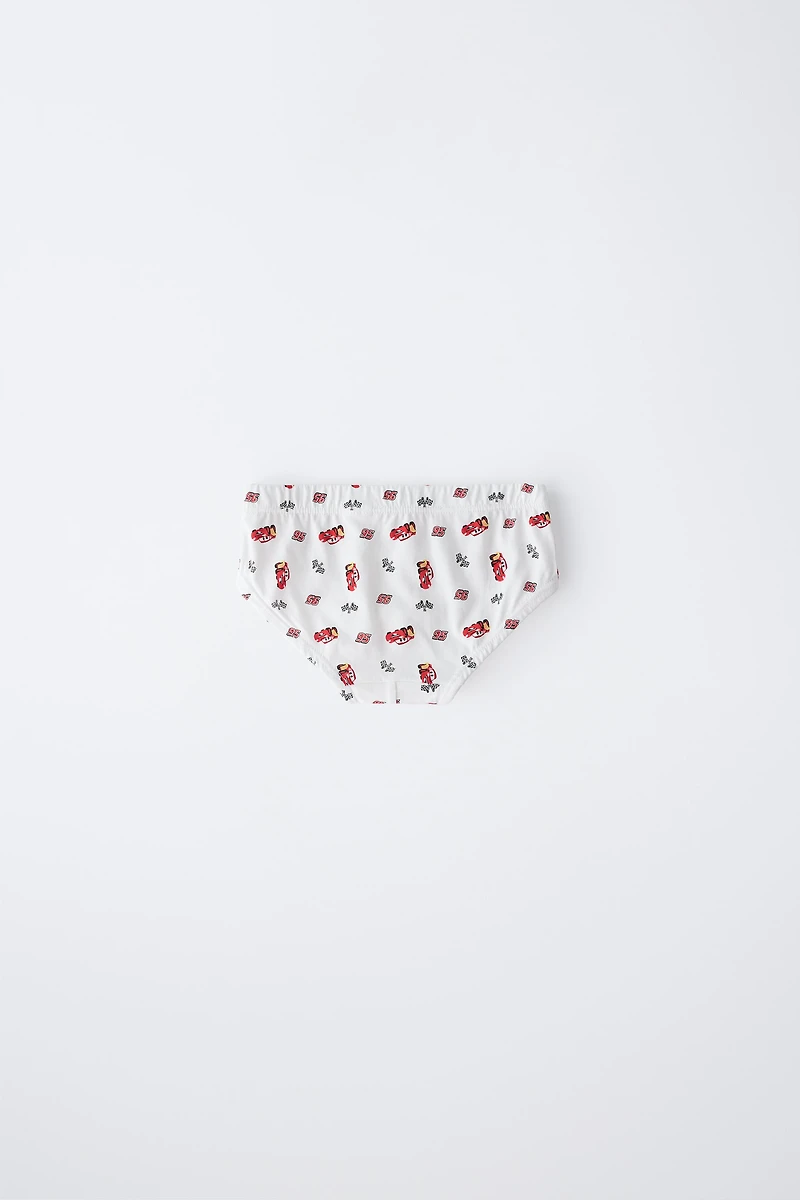 2-6 YEARS/ THREE-PACK OF CARS © DISNEY UNDERWEAR