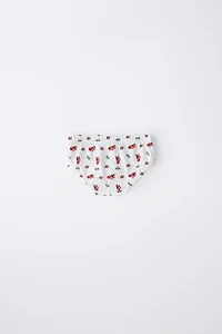 2-6 YEARS/ THREE-PACK OF CARS © DISNEY UNDERWEAR