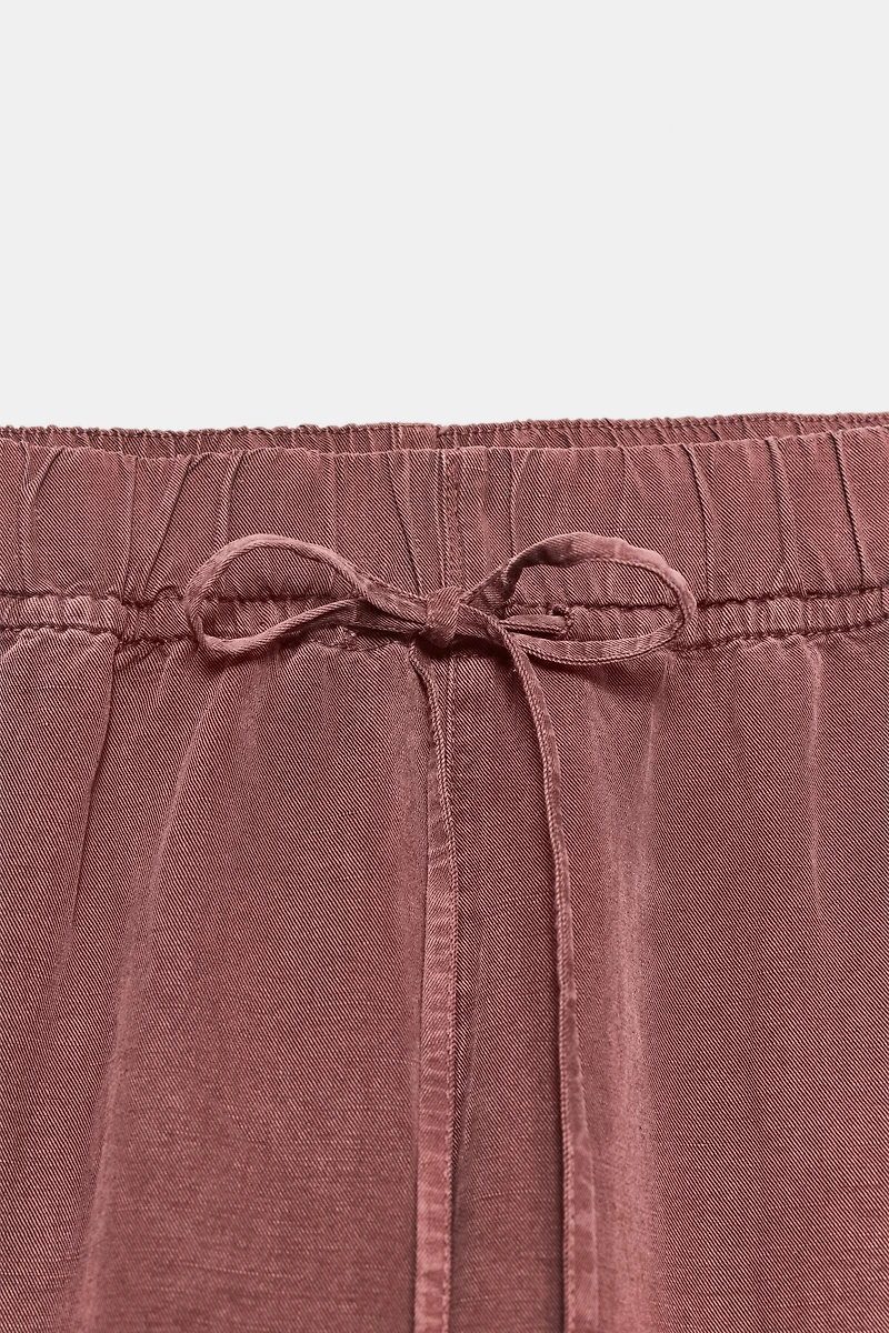 PANTALON FLUIDE À CORDONS