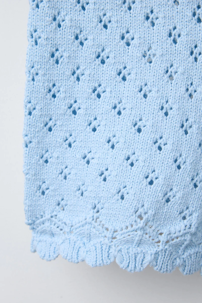 BERMUDA EN MAILLE FANTAISIE