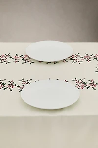 CHRISTMAS BERRIES COTTON TABLECLOTH