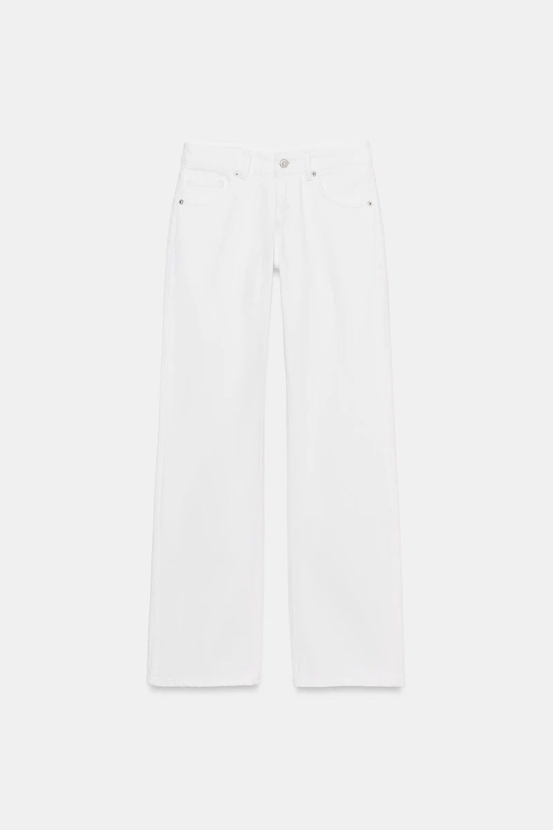 JEAN TRF WIDE LEG TAILLE BASSE