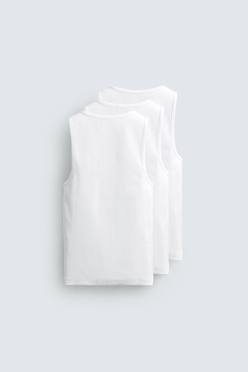 LOT DE 3 DÉBARDEURS SLIM BASIQUES