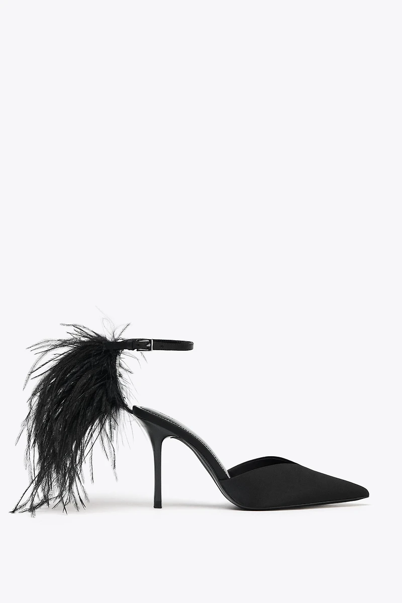 FEATHER FANTASY HEELS