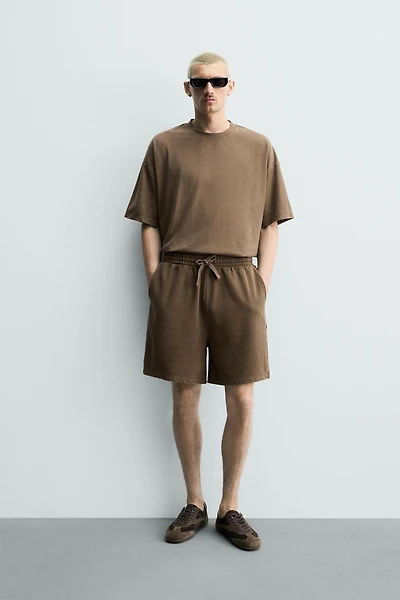 BASIC WASHED RELAXED FIT T-SHIRT
