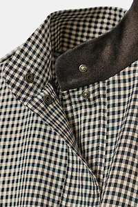 CHECKED ZW COLLECTION BOMBER JACKET