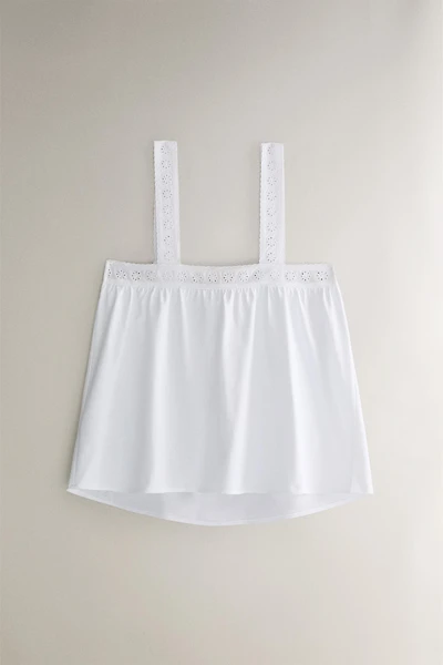 LACE COTTON TOP