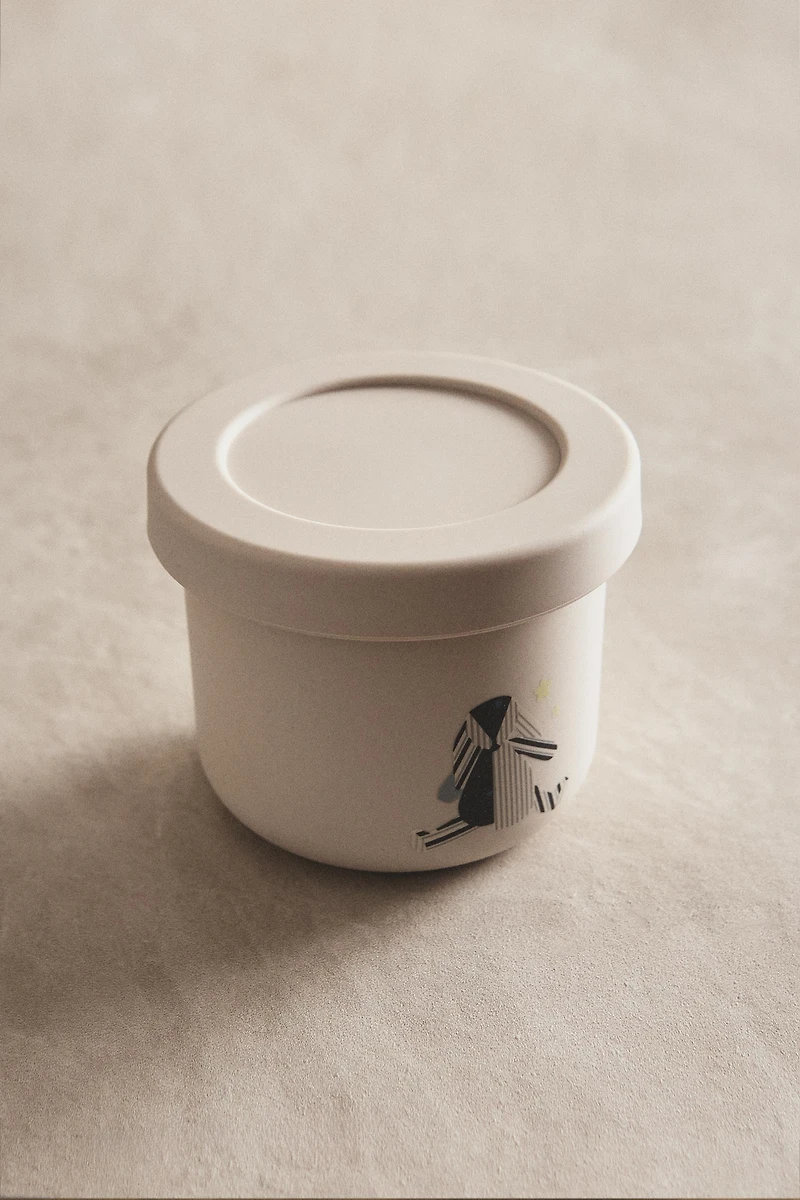 LUNCH BOX ENFANT SILICONE LAPIN