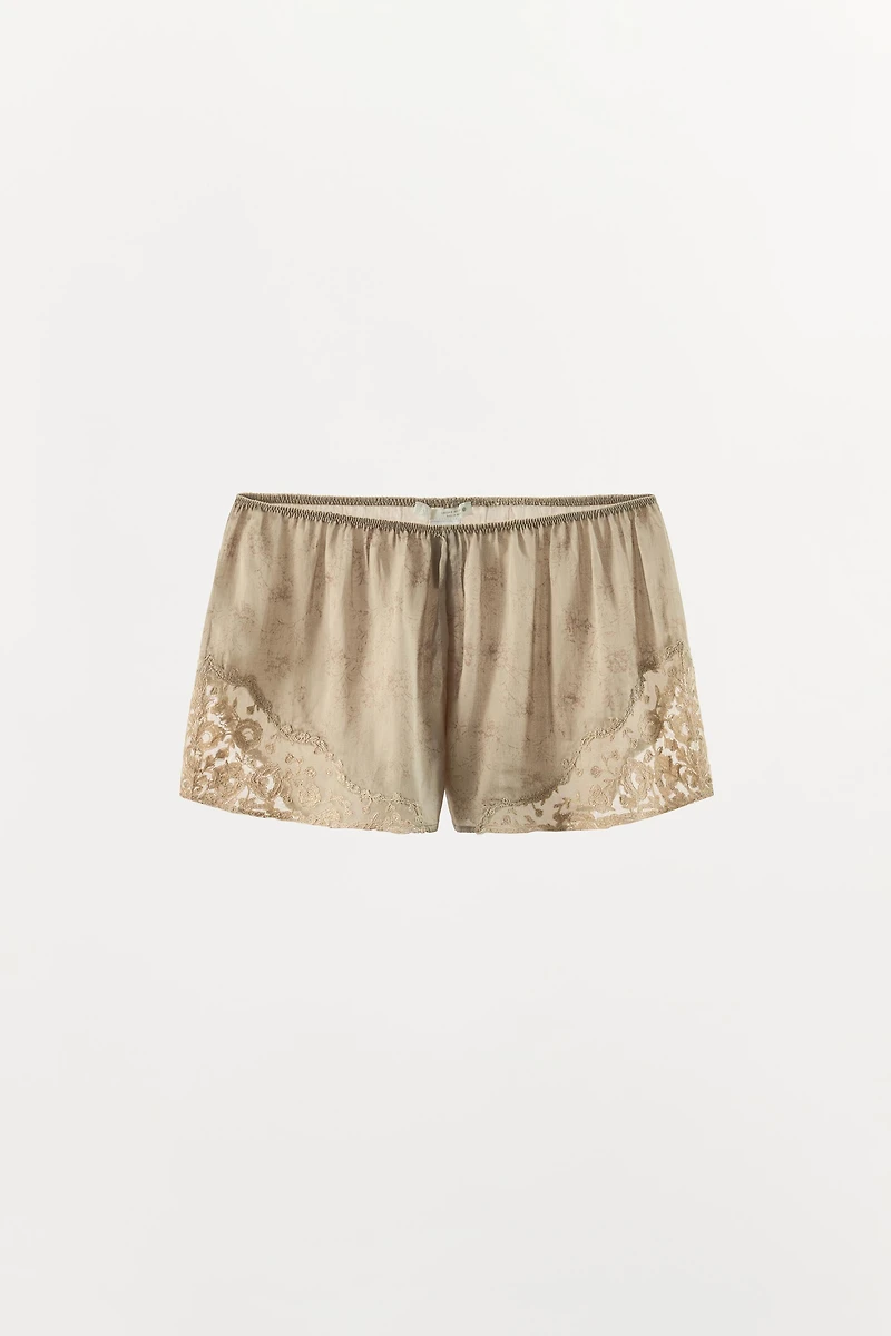 ZW COLLECTION EMBROIDERED SHORTS