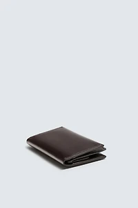 PORTE-CARTES PLIABLE EN CUIR