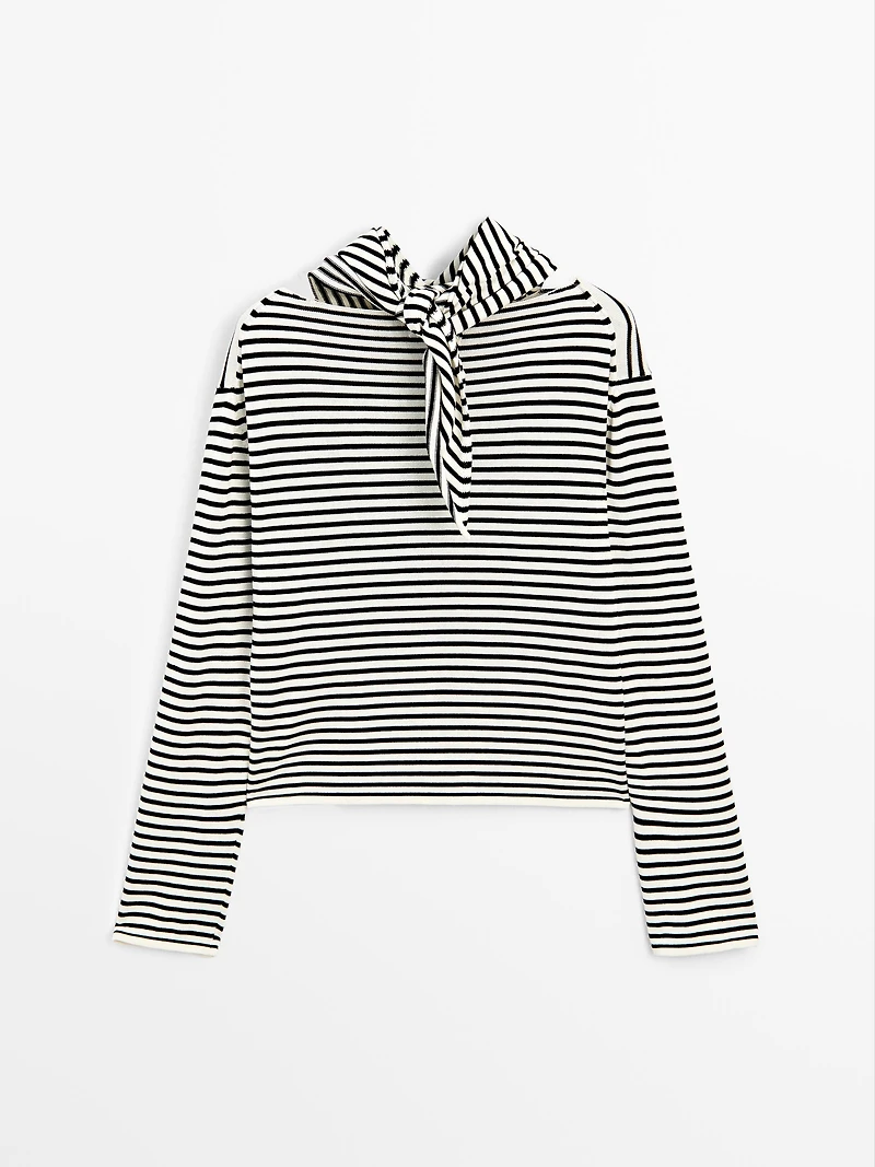 Pull à rayures bandana