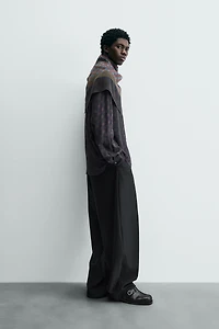 CHEMISE FLUIDE À POIS AVEC FOULARD ÉDITION LIMITÉE