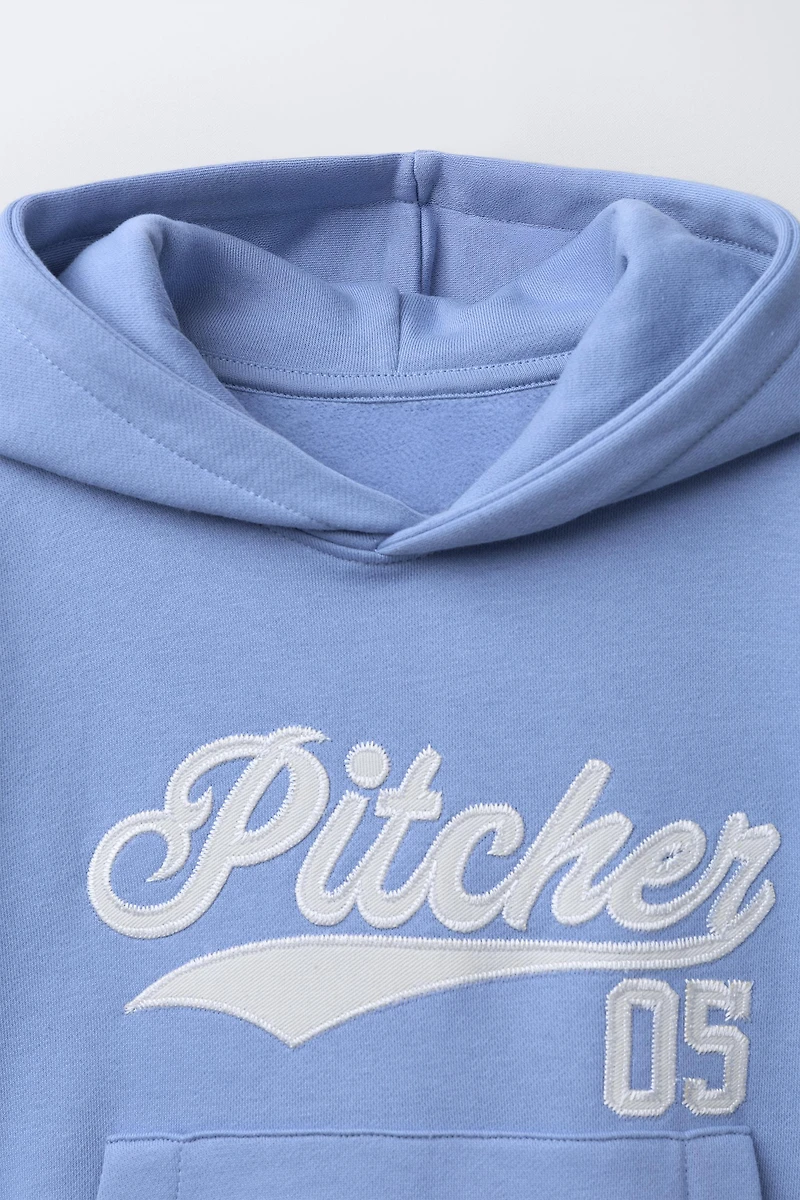 EMBROIDERED JOGGING HOODIE