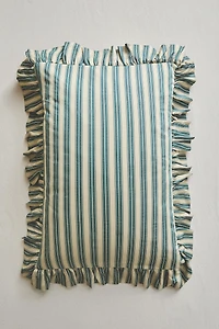 STRIPED RUFFLE PILLOWCASE | KATHARINE POLE