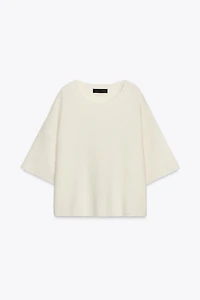 OVERSIZED 100% WOOL SWEATER