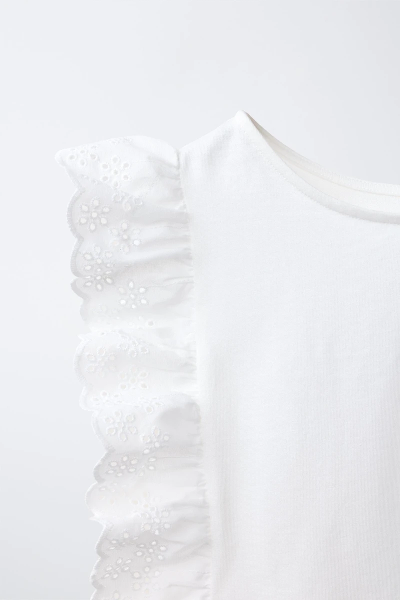 SWISS EMBROIDERED T-SHIRT