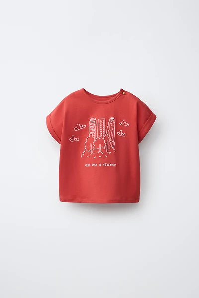 EMBROIDERED CITY T-SHIRT