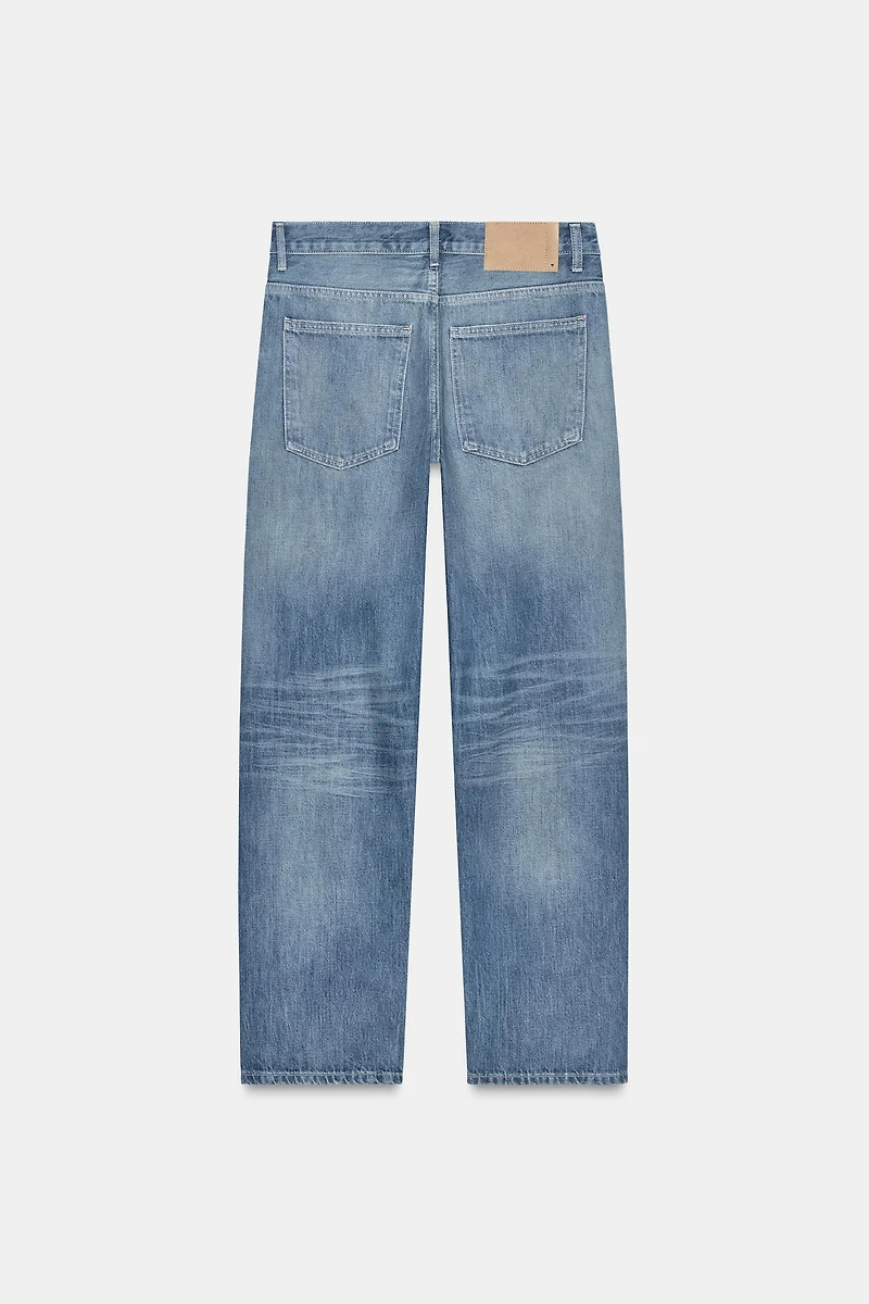JEAN TRF BAGGY TAPERED TAILLE BASSE
