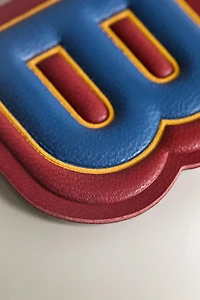 LEATHER LETTER B PATCH