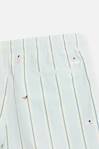EMBROIDERED MID-LENGTH SWIMSUIT