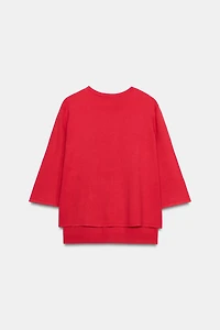 GILET EN MAILLE DOUBLE ÉPAISSEUR