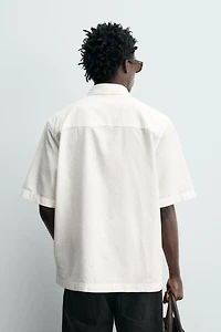 CHEMISE JACQUARD STRUCTURÉE