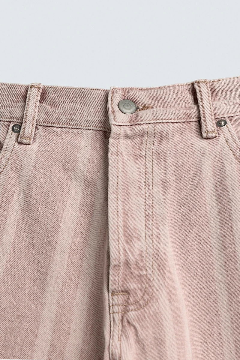 STRIPED RELAXED FIT JEANS