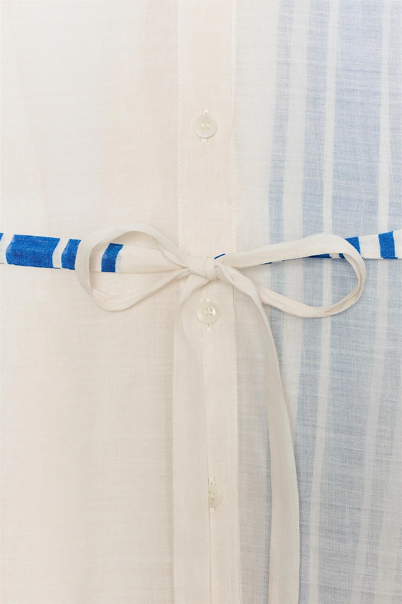 100% RAMIE SHIRTDRESS ZW COLLECTION