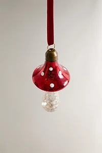 RED MUSHROOM CHRISTMAS TREE ORNAMENT