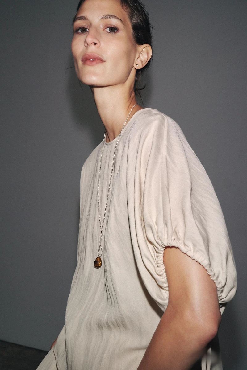 ZW COLLECTION PUFF SLEEVE BLOUSE