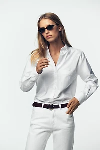 CHEMISE BASIQUE OXFORD POCHE