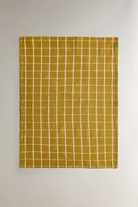 SET OF REGULAR CHECK COTTON KITCHEN TOWELS (SET OF 2)