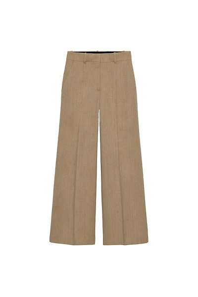 WOOL BLEND FRONT SEAM PANTS ZW COLLECTION