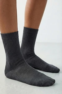 FIVE-PACK OF LONG PLAIN SOCKS