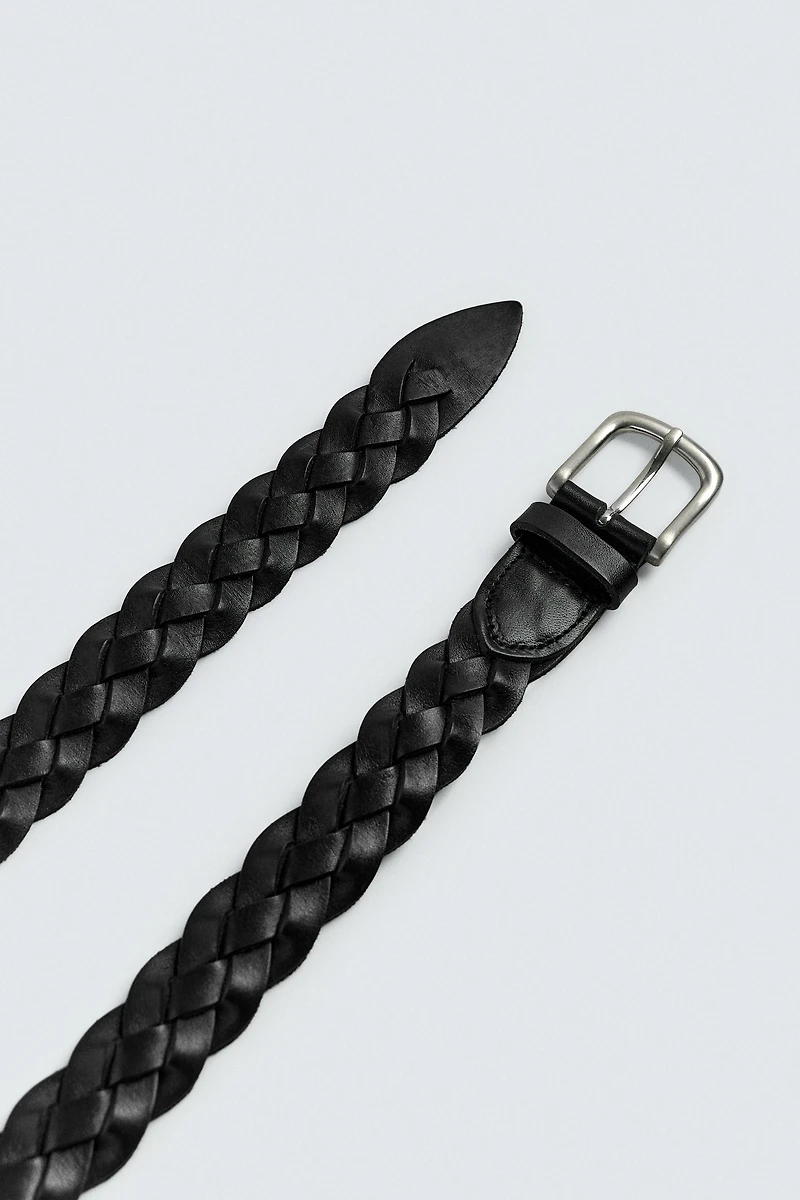 LIMITED EDITION BRAIDED LEATHER BELT