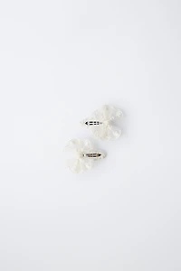 PACK OF TWO ORGANZA BUTTERFLY CLIPS