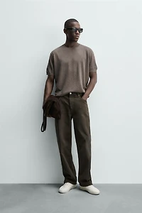 KNIT REGULAR FIT T-SHIRT