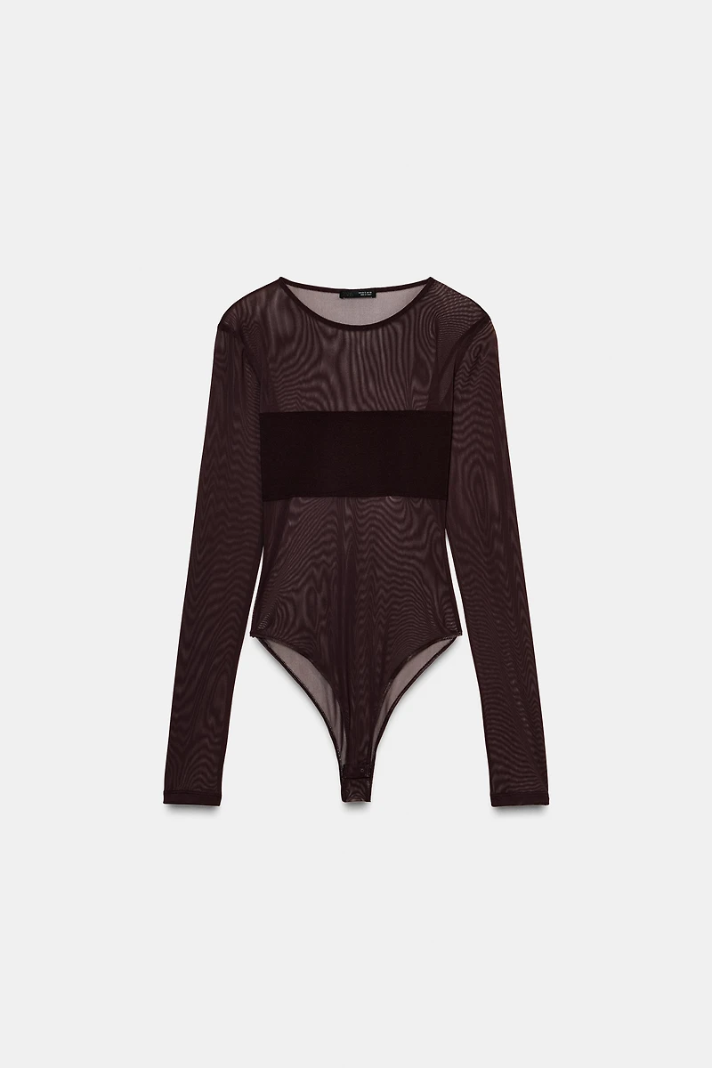 BODY EN TULLE COMBINÉ