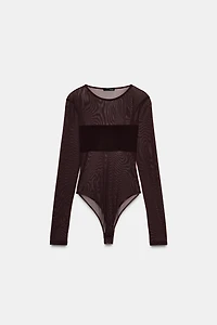 BODY EN TULLE COMBINÉ