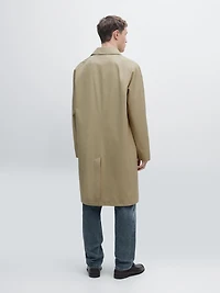 Lightweight cotton trench coat