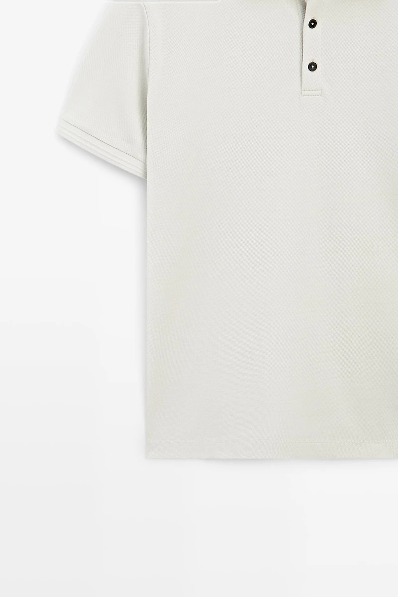100% cotton short sleeve polo shirt