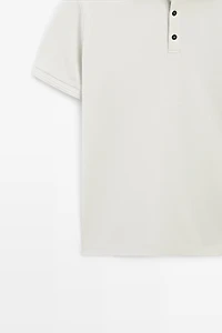 100% cotton short sleeve polo shirt