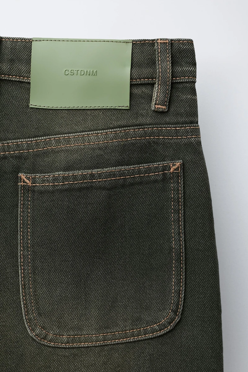 DISTRESSED EFFECT BALLOON JEANS