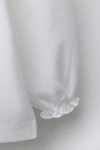 EMBROIDERED COLLAR T-SHIRT